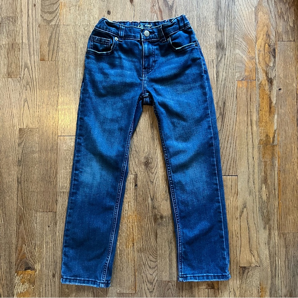 Wonder Nation Kids Blue Jeans Straight ale Dark Blue